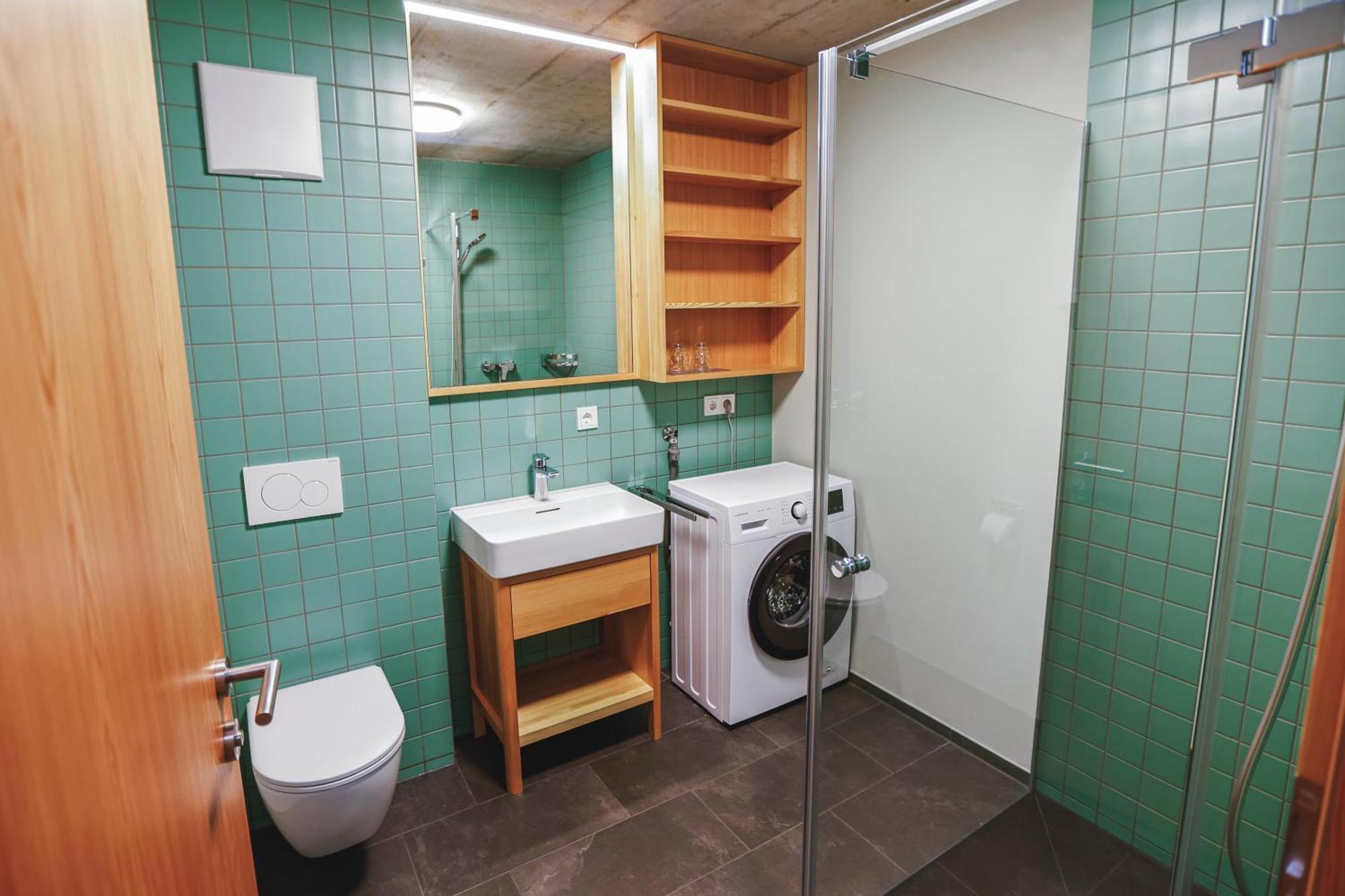 Boutique Apartments Lustenau Nachhaltige Kuehlung Ueber Erdsonde Und Fussbodenkuehlung Pokoj fotografie