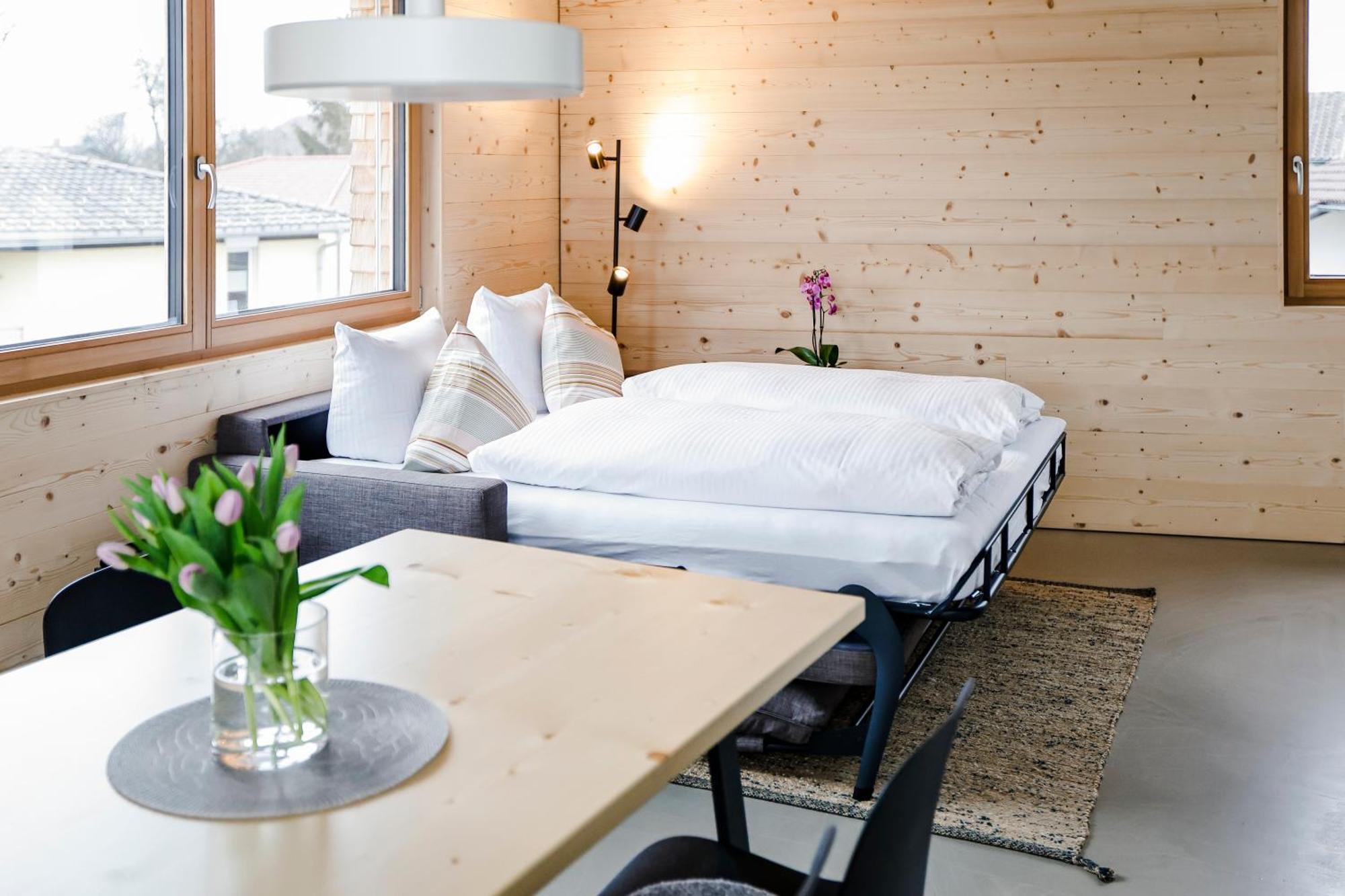Boutique Apartments Lustenau Nachhaltige Kuehlung Ueber Erdsonde Und Fussbodenkuehlung Pokoj fotografie
