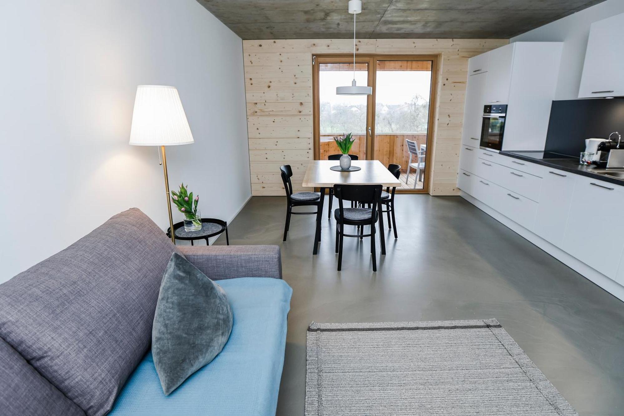 Boutique Apartments Lustenau Nachhaltige Kuehlung Ueber Erdsonde Und Fussbodenkuehlung Pokoj fotografie